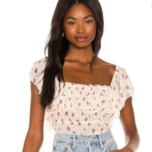 Free people Juliet printed bodysuit